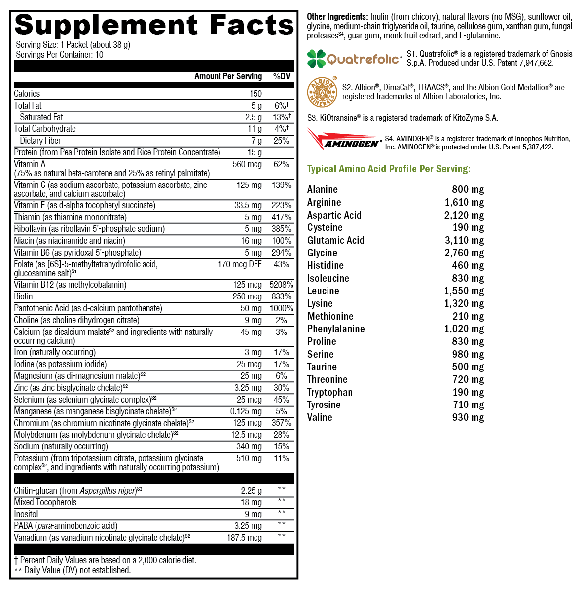 Sero-Lean Meal - Vanilla (14 Servings)